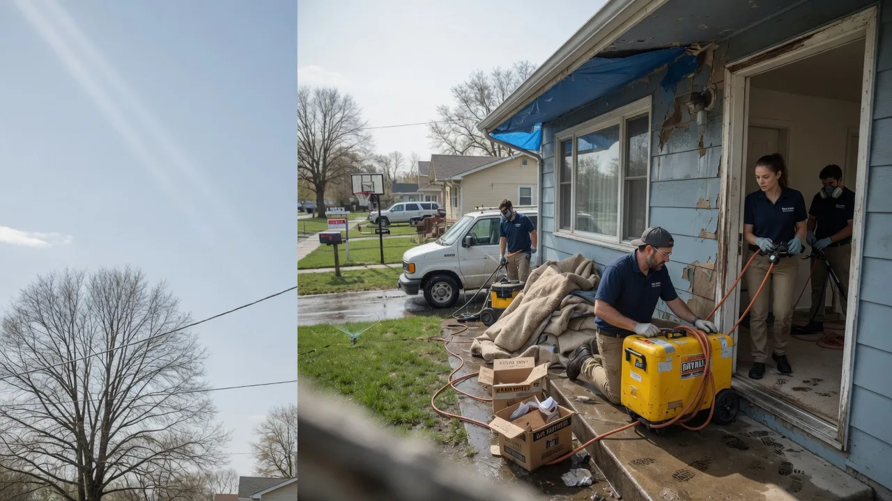 Basement Flood Cleanup in Franklin, IL near me